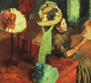 Edgar Degas The Millinery Shop oil painting artist